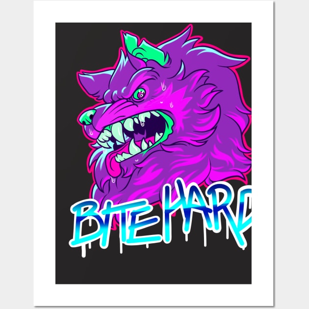 BITE HARD Wall Art by ruishi